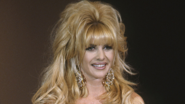 Ivana Trump smiling in 1992 fashion show