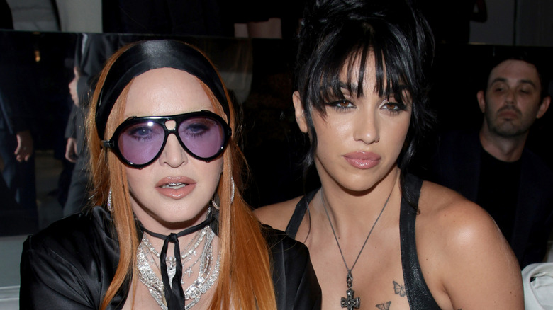 Madonna, Lourdes Leon posing