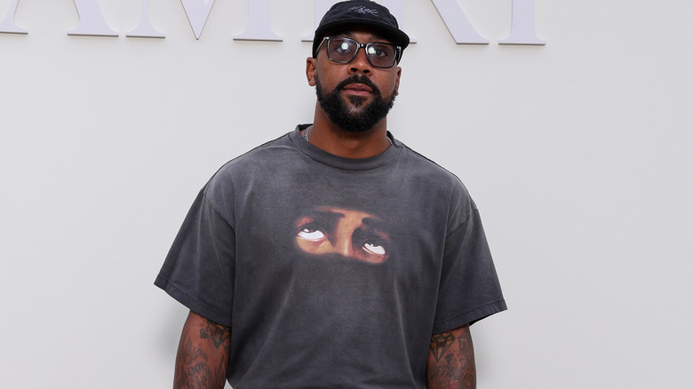 Marcus Jordan at Amiri Menswear Spring/Summer 2025 show