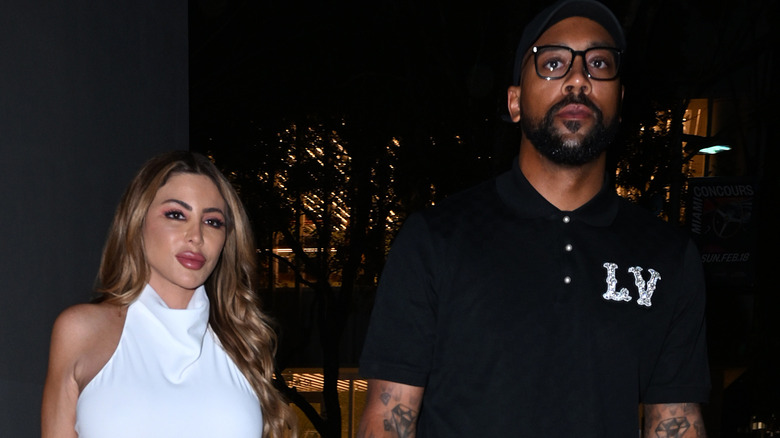 Larsa Pippen and Marcus Jordan on night out