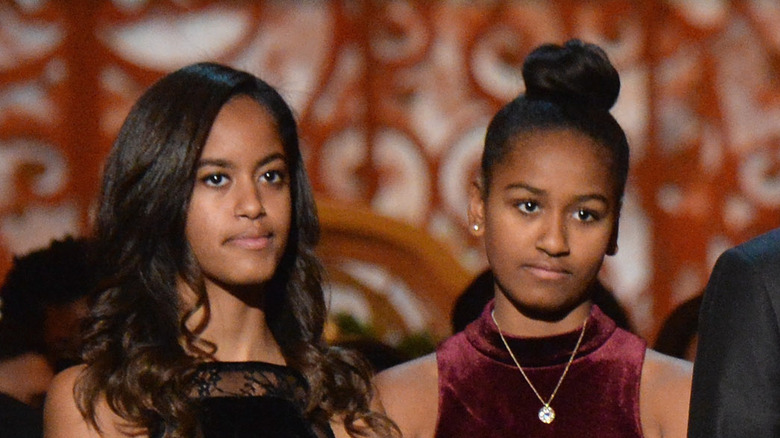 Malia and Sasha Obama