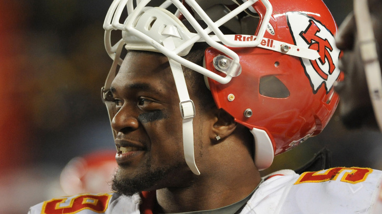 Jovan Belcher staring