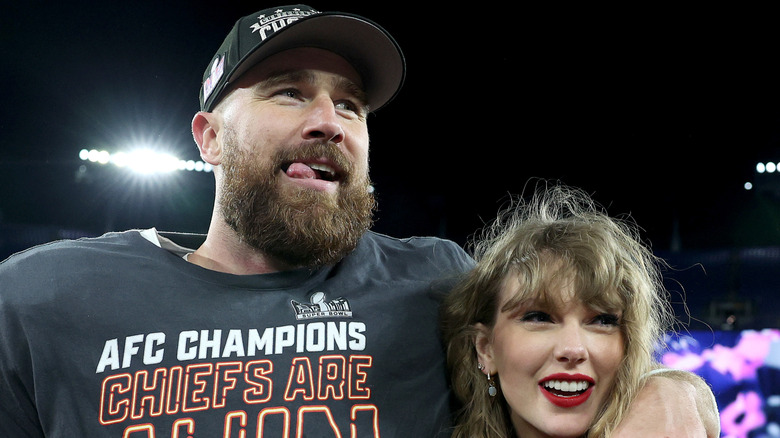 Travis Kelce with Taylor Swift