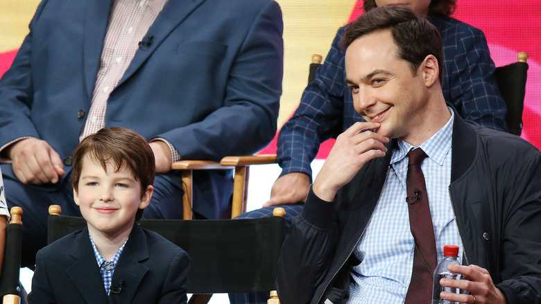 Young Sheldon star Iain Armitage and producer Jim Parsons