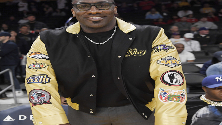 Shannon Sharpe smiling