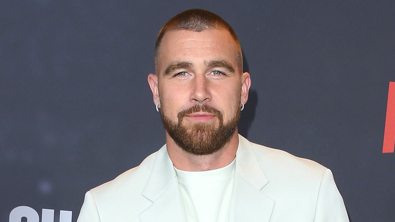 Travis Kelce on red carpet
