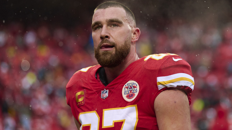 Travis Kelce smiling