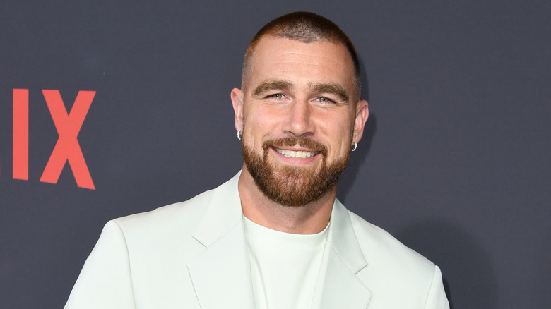 Travis Kelce attending event