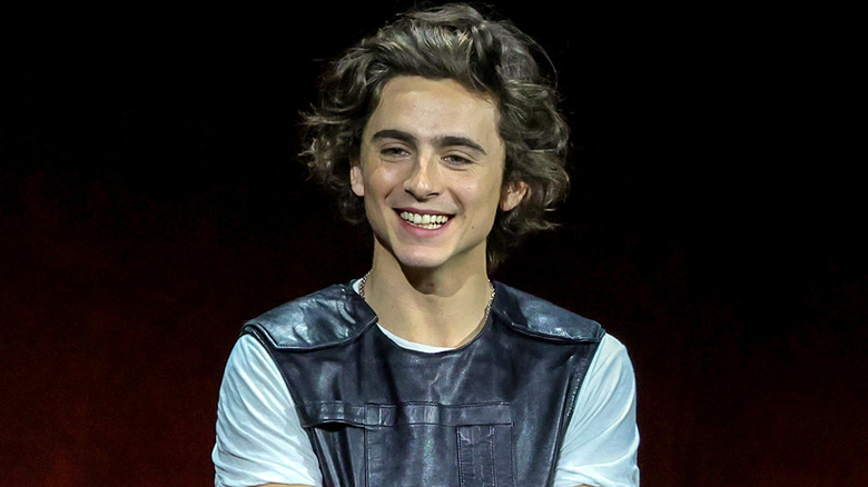 Timothee Chalamet onstage in 2023