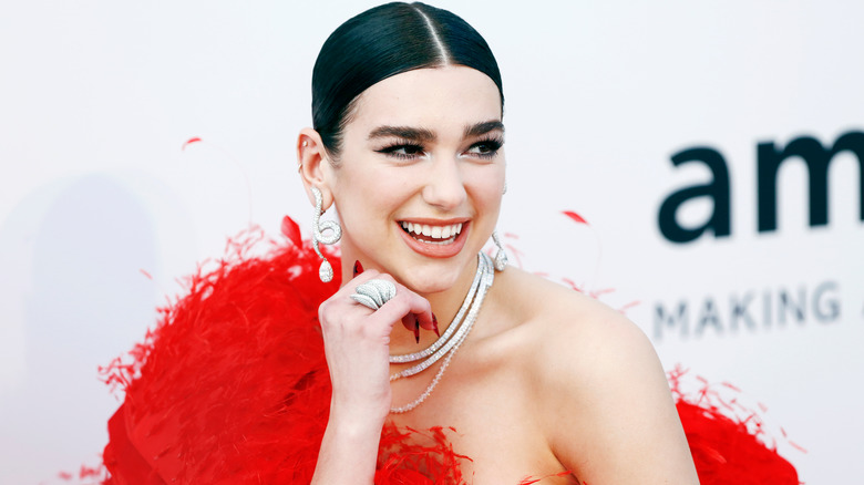 Dua Lipa smiling