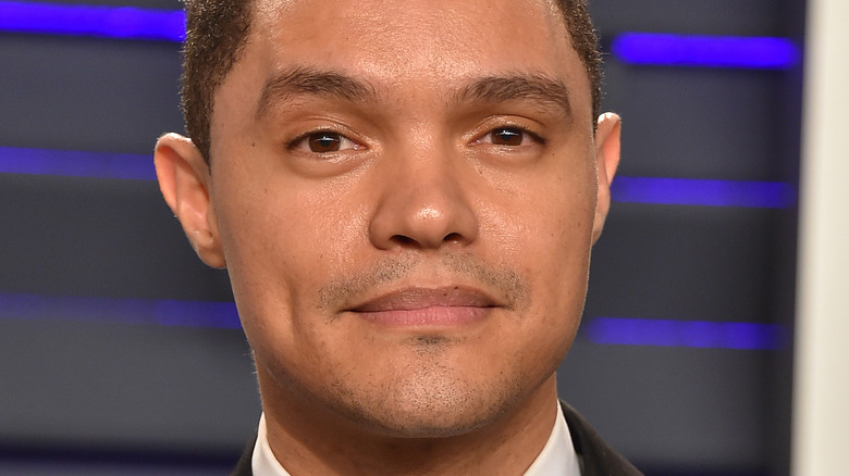 Trevor Noah arriving for the Vanity Fair Oscar Party