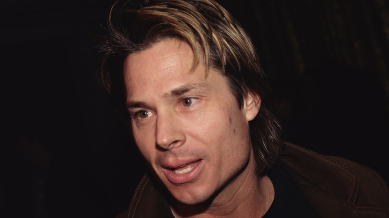 Kato Kaelin mouth open