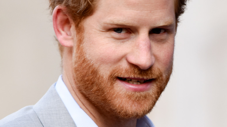 Prince Harry smiling