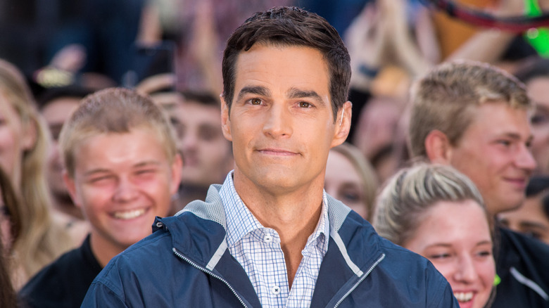 Rob Marciano filming 