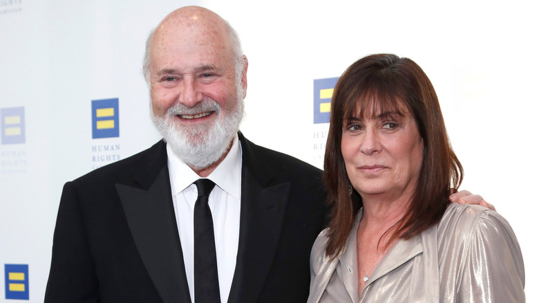 Rob Weiner and Michele Weiner on the red carpet