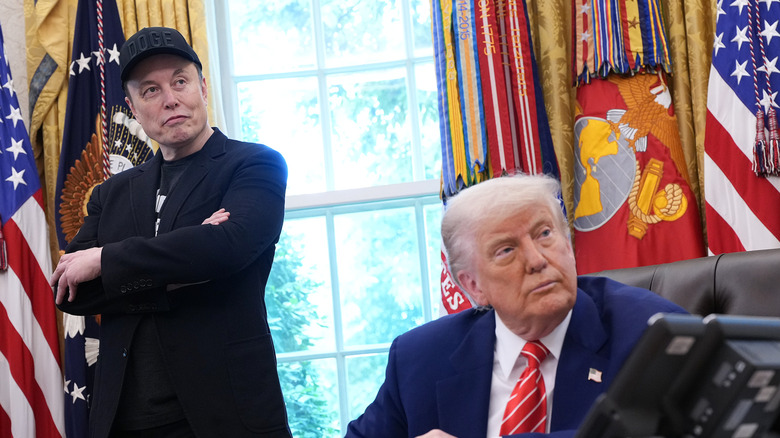 Elon Musk and Donald Trump in the White House