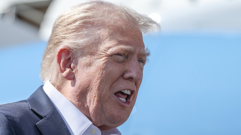 Donald Trump speaking