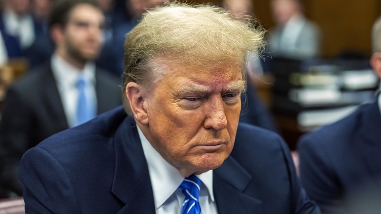 Donald Trump in court