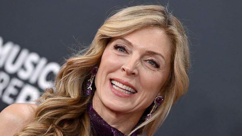 Marla Maples smiling