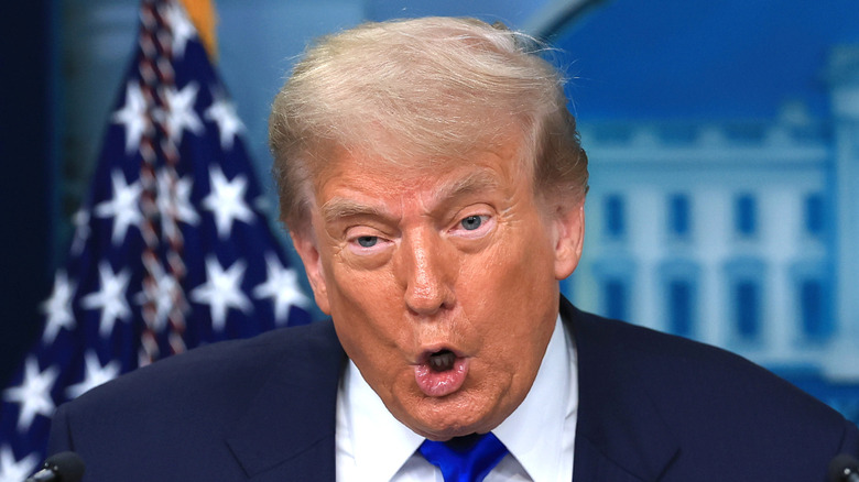 Donald Trump speaking