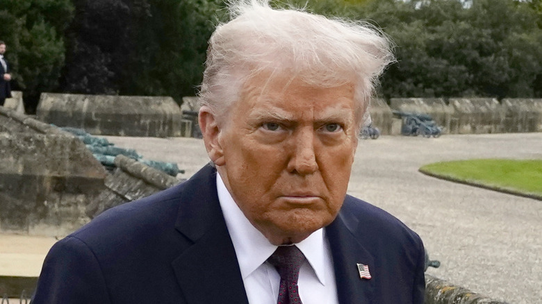 Donald Trump at Windsor Castle