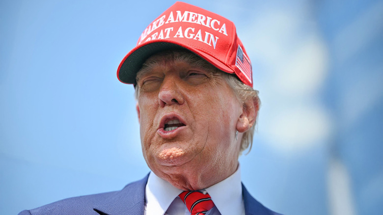 Donald Trump speaking