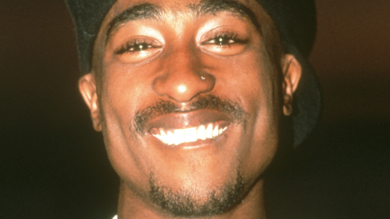 Tupac Shakur smiling