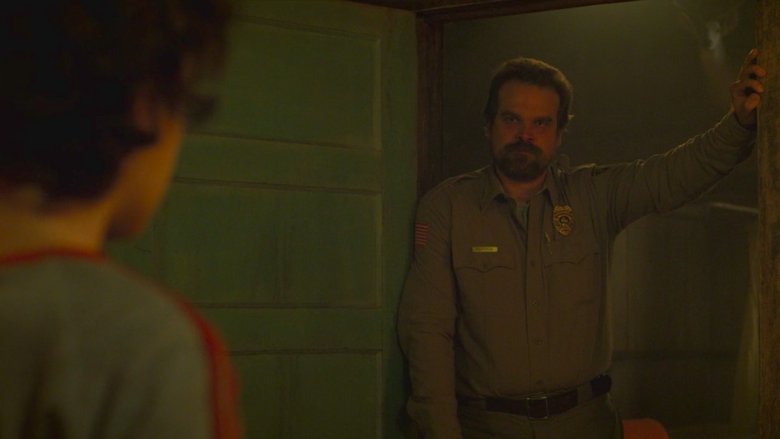 Hopper in Stranger Things