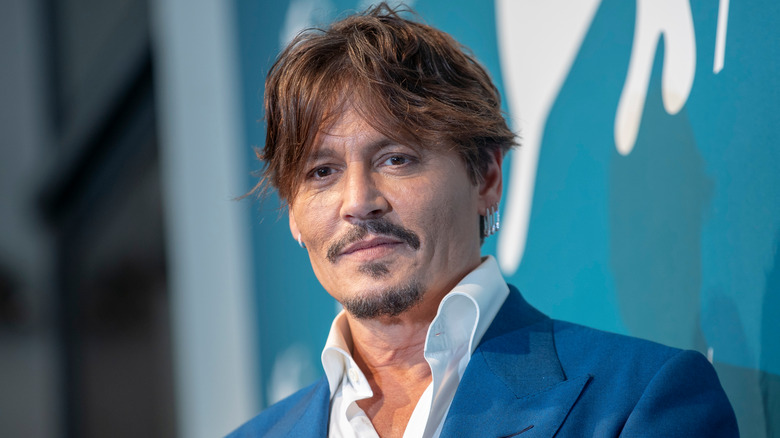 Johnny Depp on a red carpet