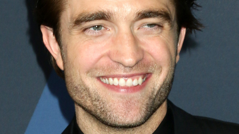 Robert Pattinson smiling