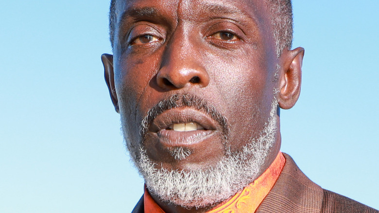 Michael K. Williams staring into camera