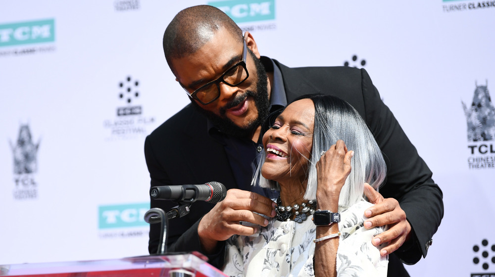 Tyler Perry & Cicely Tyson smiling