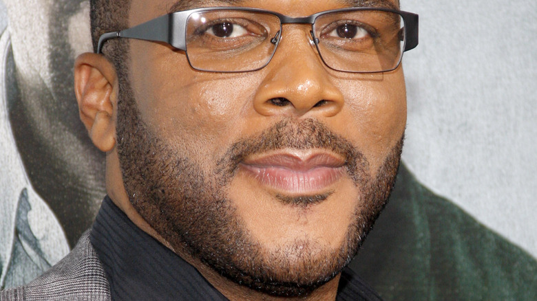 Tyler Perry smiling red carpet
