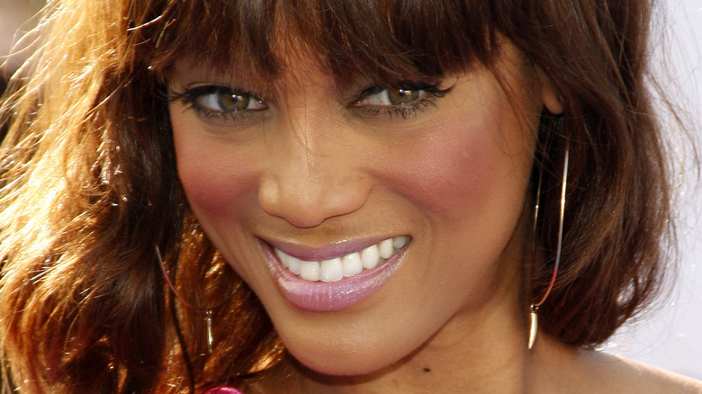 Tyra Banks smiling