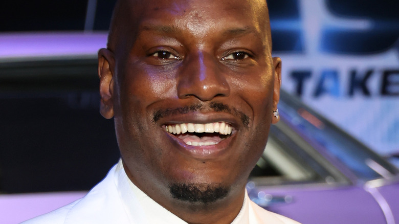 Tyrese Gibson, smiling