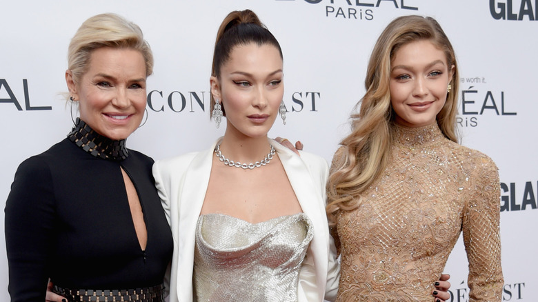 Yolanda Hadid, Bella Hadid and Gigi Hadid