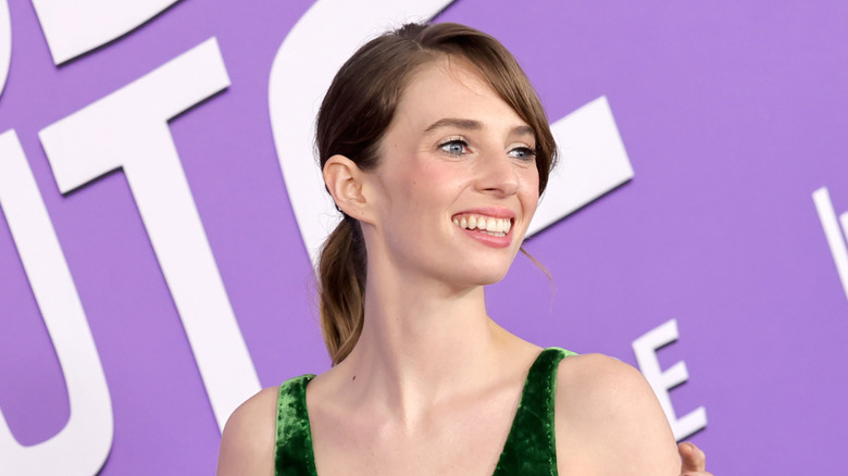 Maya Hawke attends the Inside Out 2 premiere in 2024
