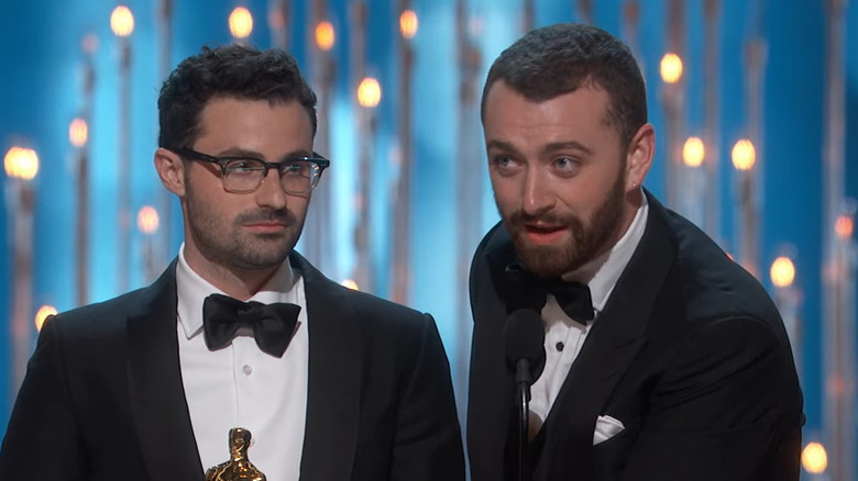 Sam Smith winning Oscar