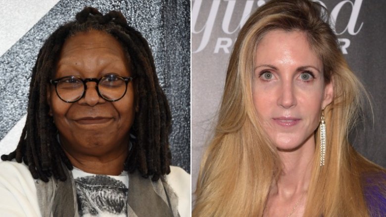 Whoopi Goldberg and Ann Coulter