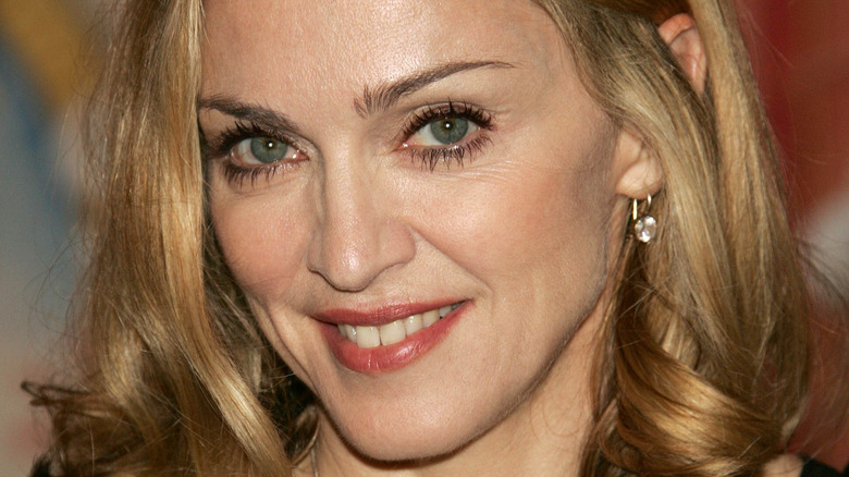 Madonna smiling closeup