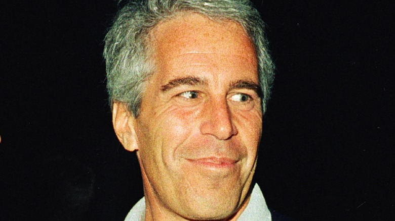 Jeffrey Epstein smiling in close-up