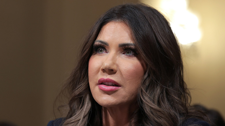 Kristi Noem speaking in Washington