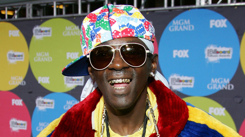 Flavor Flav smiling