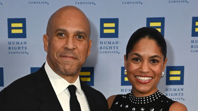 Cory Booker and Alexis Lewis at Human Rights Campaign 2026 Greater New York Dinner