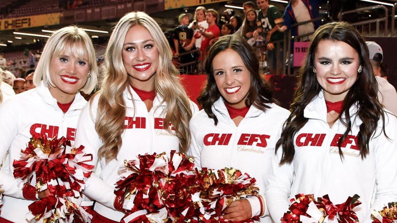 Kansas City Chiefs cheerleaders are all smiles