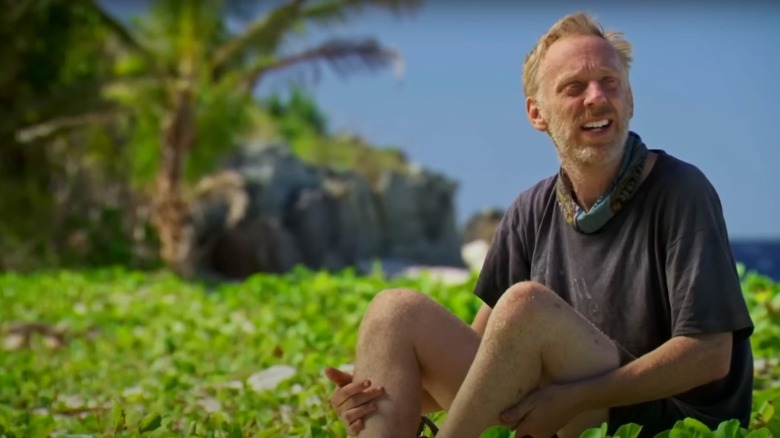 Mike White in a still from Survivor