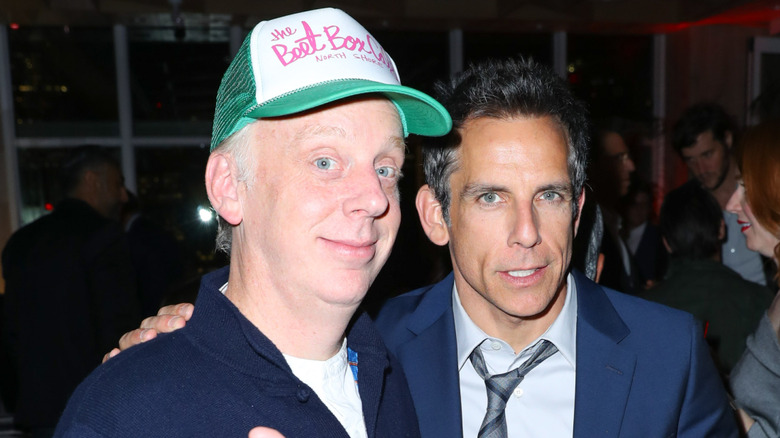 Mike White and Ben Stiller at the premiere of Brad's Status