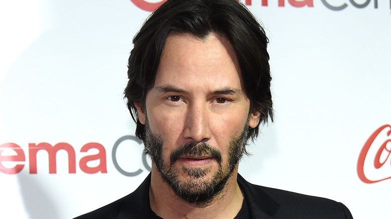 bearded Keanu Reeves