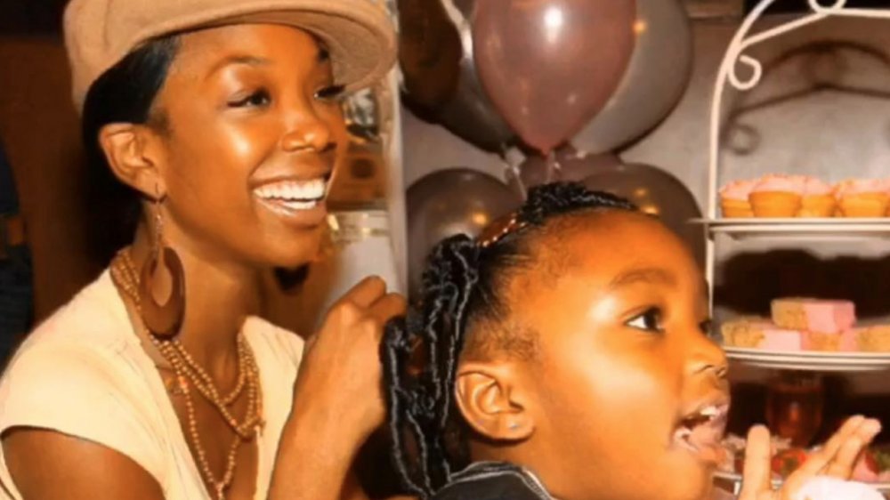Brandy posted a throwback photo with her daughter Sy'rai