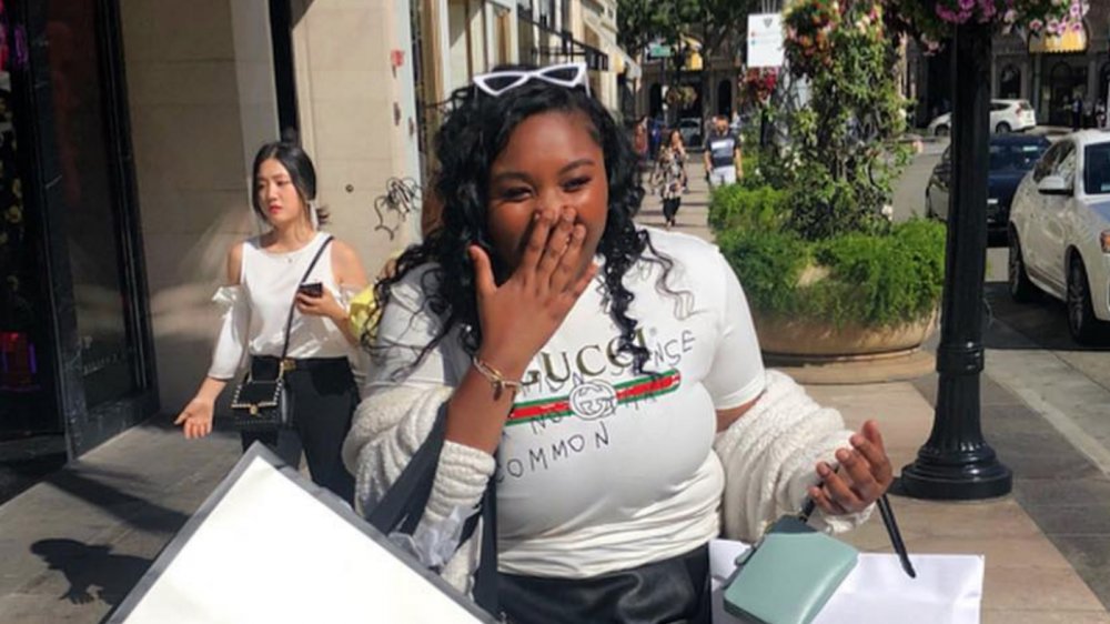 Brandy shared a photo of her daughter's birthday shopping spree